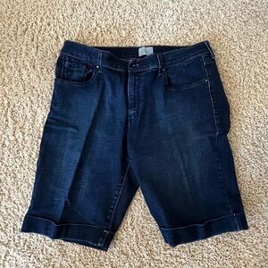 Women’s Dark Blue Denim Shorts
